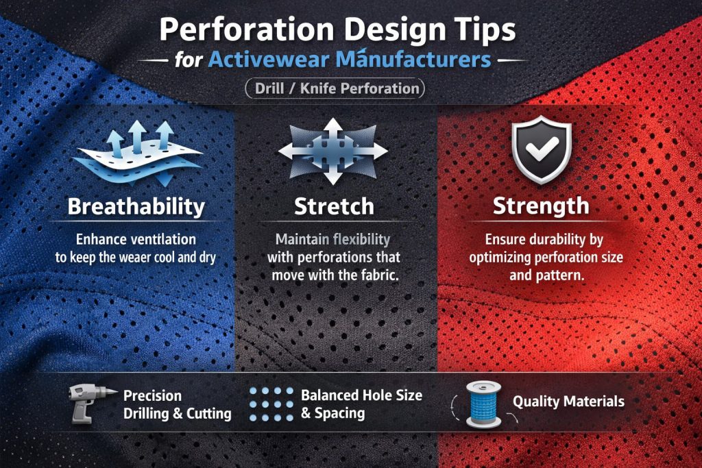 Perforation Design Tips for Activewear Breathability, Stretch, and Strength nm